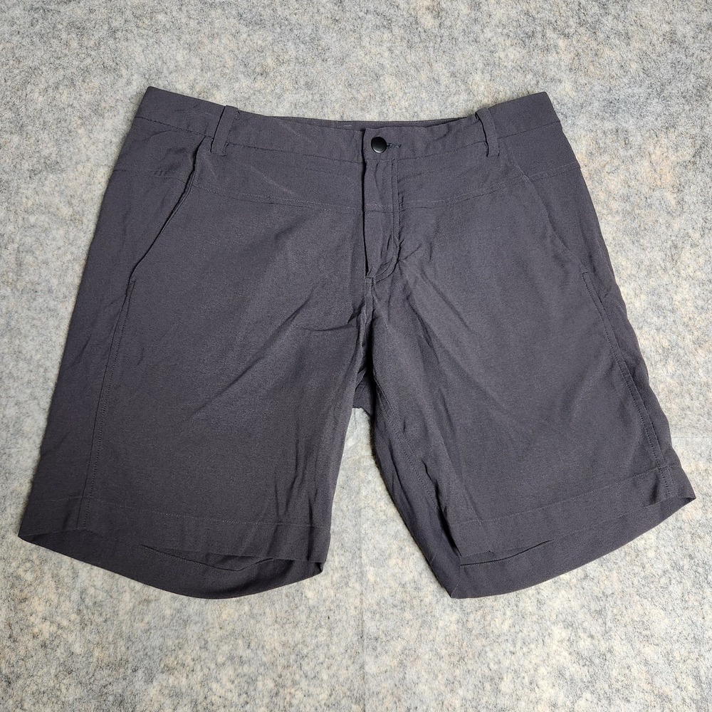 lululemon Commission Shorts Men 34 W 8 I Black Stretch Performance Warpstreme